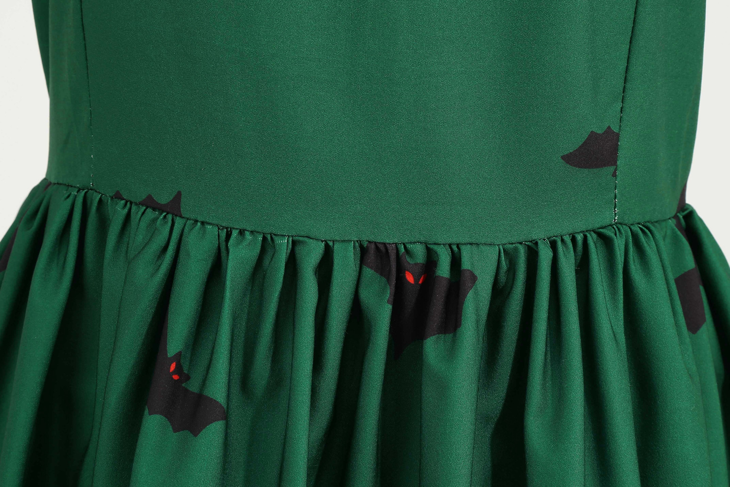 Womens Retro Lace round Neck Short-Sleeved Printed Maxi Dress for Cosplay Party